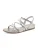 Tamaris Sandalen met riem  zilver