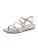 Tamaris Sandalen met riem  zilver