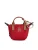 TOMMY HILFIGER Handtas ‘Popette’  cognac / rood
