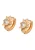faina Oorbellen  rose-goud / transparant