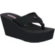 Rocket Dog Diver instapsandalen met webbing en sleehak voor dames