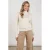 NUKUS top met glitters – zand