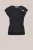 WE Fashion – Dames fijngebreide trui met gouden accenten – Regular fit – Donkerblauw –