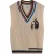 Scotch & Soda Stripe Trim Knitted Spencer Light Calico