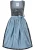 STOCKERPOINT Dirndl ‘Simone’  blauw / donkergrijs