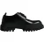 Zwarte Leren Derby Schoenen