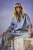 Tramontana Striped Blouse Rhinestones C02-19-301 Blouse 005020-midblue