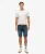 Vintage Short met Rechte Pijpen Donkerblauw