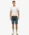 Vintage Short met Rechte Pijpen Donkerblauw