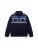 NAPAPIJRI Fleece jas ‘T-Ansei’  navy / blauw denim / wit