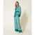 Twin-set Pantalone 10029 bic. t. new poi/green flag
