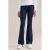 WE Fashion Flared legging (set van 2) donkerblauw