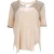 Nanushka T-shirt in beige polyester