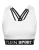 Plein Sport Sporttop  zwart / wit