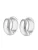 Hey Happiness Oorbellen ‘Chunky’  zilver