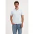 Saint Steve regular polo gebreid CHRIS lichtblauw