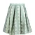 Red Valentino Jacquard Plissé Mini A-Lijn Rok – ’10s