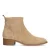 Manfield suède enkellaarzen beige