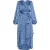 IZIA Maxi jurk Dames Blauw Veelkleurig