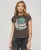 Superdry Vrouwen Embellished Poster T-shirt met Kapmouwen Donkergrijs