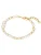 Yokoamii Armband  goudgeel / wit