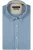 Giordano Linnen Overhemd blauw, Effen