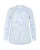 KAFFE CURVE Blouse ‘Bella’  hemelsblauw / wit