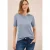 Cecil Dames Lichtgewicht Shirt met gebreide look in Blauw