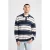 America Today gestreepte sweater blauw