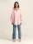 St MRLO Blouse ‘Requisite’  rosa / wit