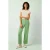 Bob corduroy broek in Sprucestone mint