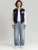 Mansour Tussenjas ‘College Varsity Jacket’  donkerblauw