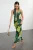 Kleurrijke, mouwloze maxi-jurk met bloemenprint voor dames, geschikt voor afstuderen/gala, avondjurk of afstudeerfeest.