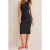Boden Racer Jersey Midi Dress Black