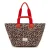 Les Visionnaires Shopper ‘Unio Tokio’  beige / bruin / kreeft / zwart