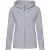 Fruit of the Loom Dames/Dames Premium Sweatjack met kap Lady Fit (Heide Grijs)