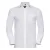 Russell Heren Lange Mouw Zuiver Katoenen Werkhemd (Wit)