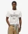 Superdry Mannen Workwear Washed T-shirt met Relaxte Pasvorm Wit