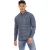 Peter Werth Herenoverhemd met lange mouwen en ruitjespatroon (Blauw)