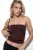 Buitenloze Gebreide Crop Top