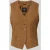 Weekend Max Mara regular fit leren bodywarmer met siernaden model ‘VETUSTA’
