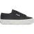 Superga Dames/Dames 2740 Nappa Leren Platform Trainers (Zwart/Avorio)