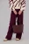 Bomont Tas Martha Classic Grain Bordeaux Rood dames