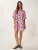 Happiness İstanbul Jurk  rosa / zwart