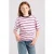 America Today gestreept T-shirt – roze
