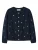 NAME IT Gebreid vest ‘NMFTEART’  navy / lichtblauw / cognac / sering