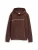TOM TAILOR Sweatshirt  chocoladebruin / wit