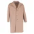 Lange jas van Acne Studios in beige wol