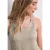 Street One Dames Top met V-hals en decoratief detail in Beige