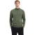 No Excess Pullover half zip 2 coloured melang light moss